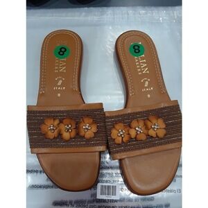 Italian Shoemakers Women's Ivanna Sandals Tan 8